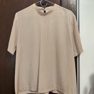 Elegant Beige Women's Blouse